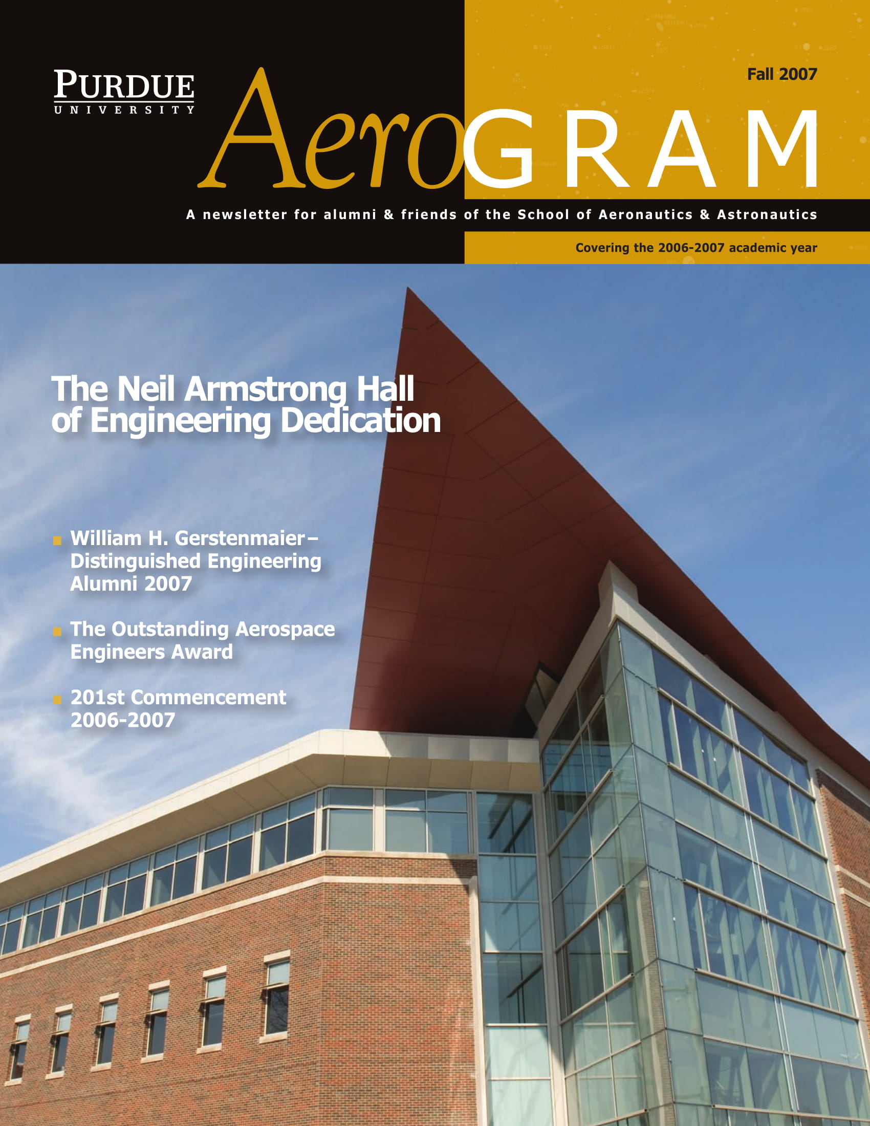 Aerogram magazine, Fall 2007
