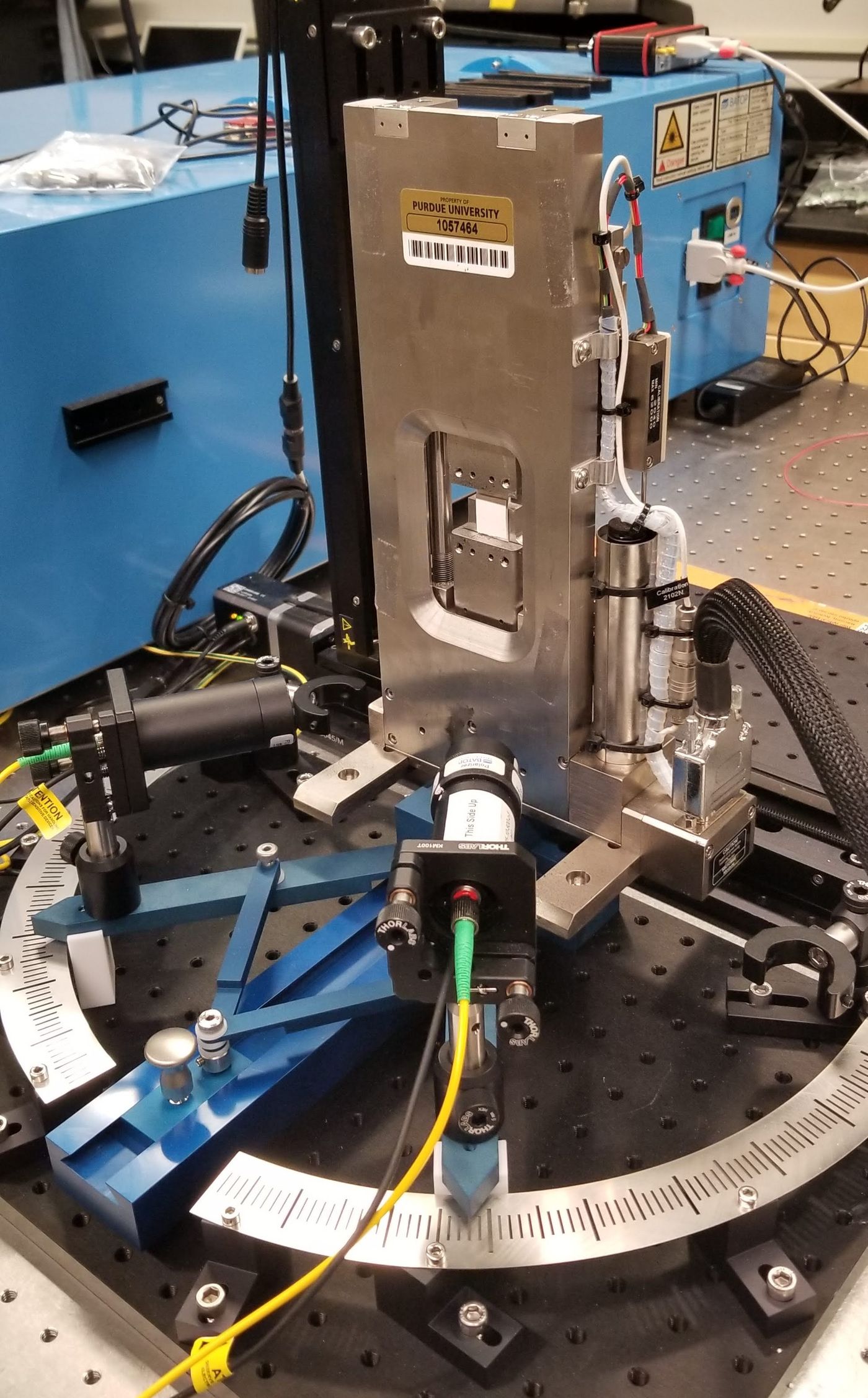 lab equipment on a table