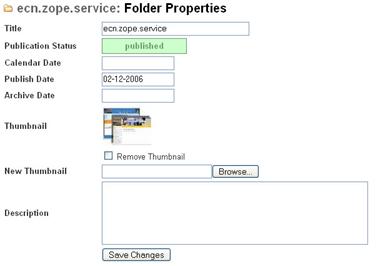 Folder Properties
