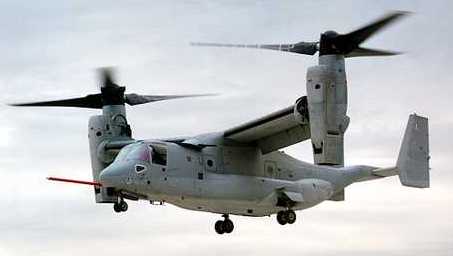 V-22 at hover