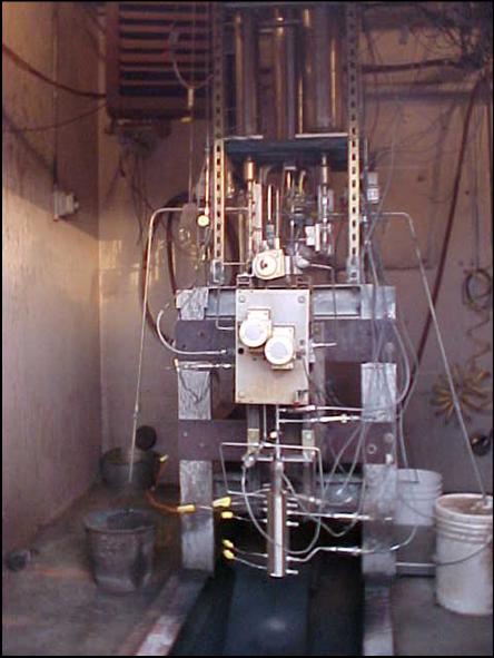 Test stand in Test Cell A