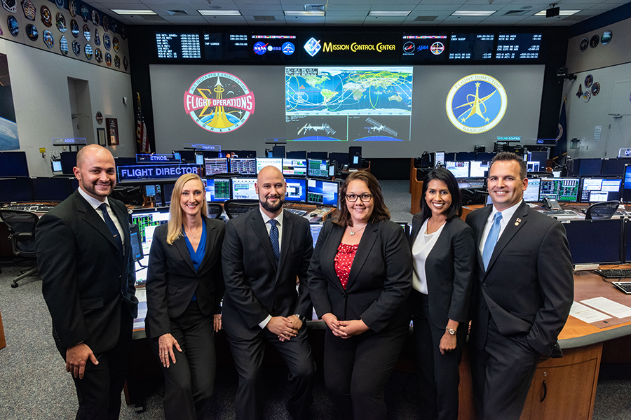 Group of NASA flight directors