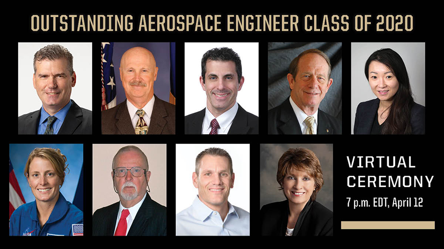 Outstanding Aerospace Engineer Class of 2020 awards School of