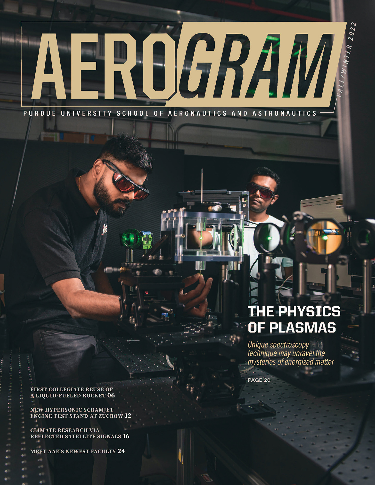 Cover of the Fall/Winter 2022 of the Aerogram magazine