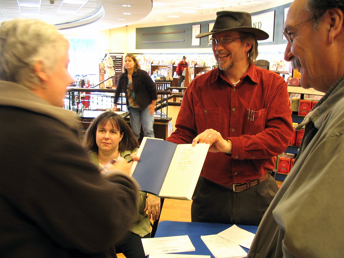 Jim Longuski at a book signing