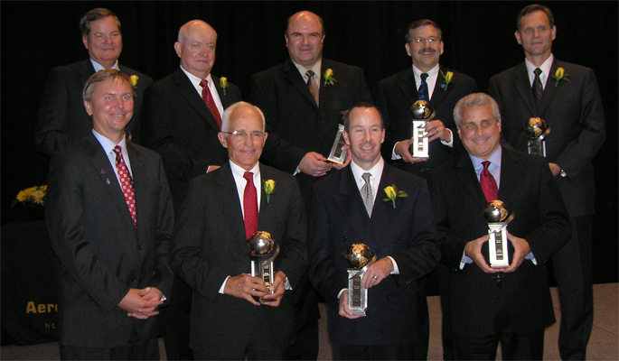 Professor Farris with the 2008 class of OAE Honorees