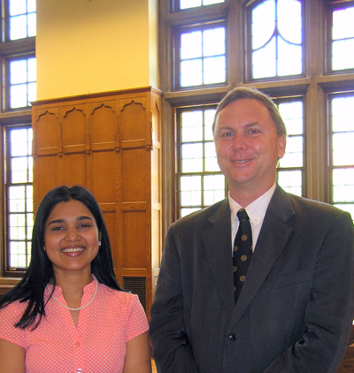 Shyama Kumari and Farris.  Kumari was advised by Farris for both her Ph.D. and her M.S.