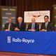 Photo of executives in Purdue Rolls-Royce partnership