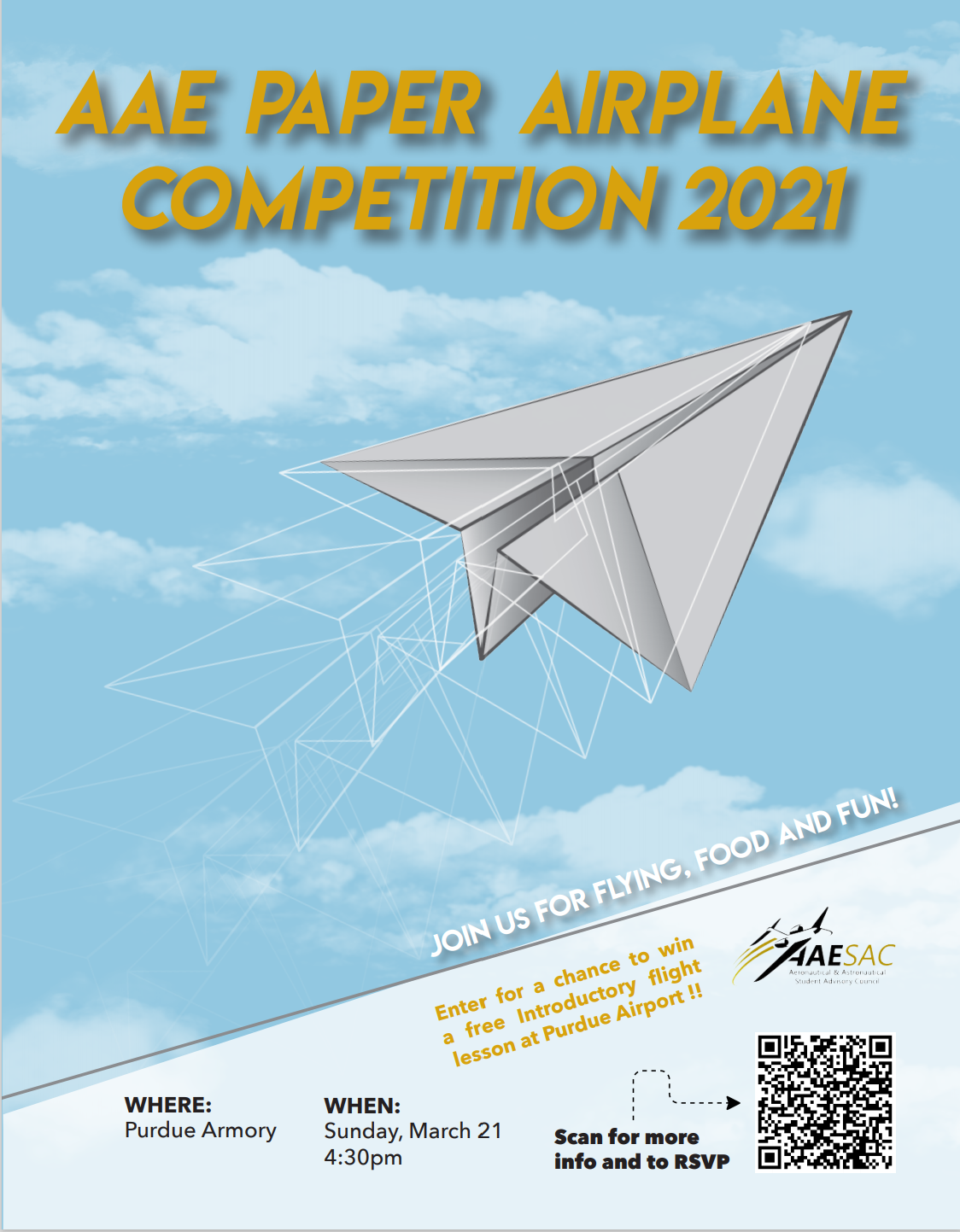 AAE Paper Airplane Competition 2021 AAE Flight Plan Newsletter 