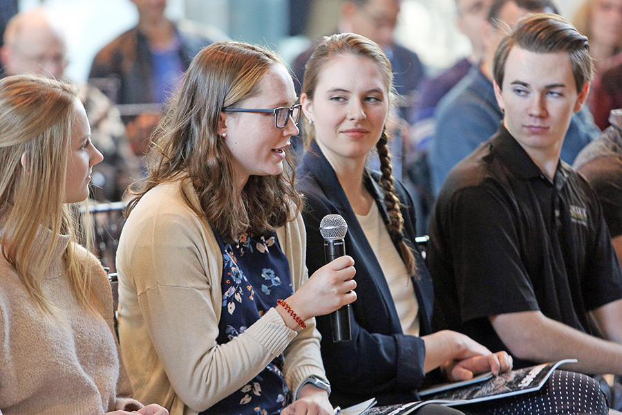 A picture from a panel.