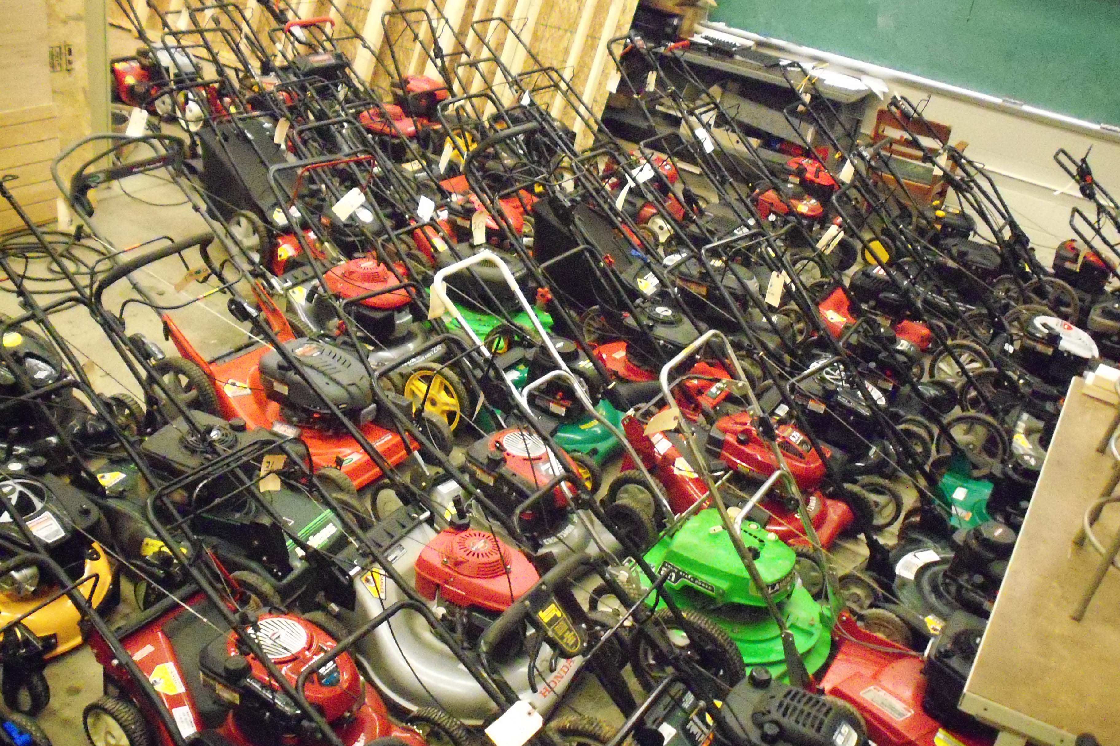 That's a lot of lawnmowers!