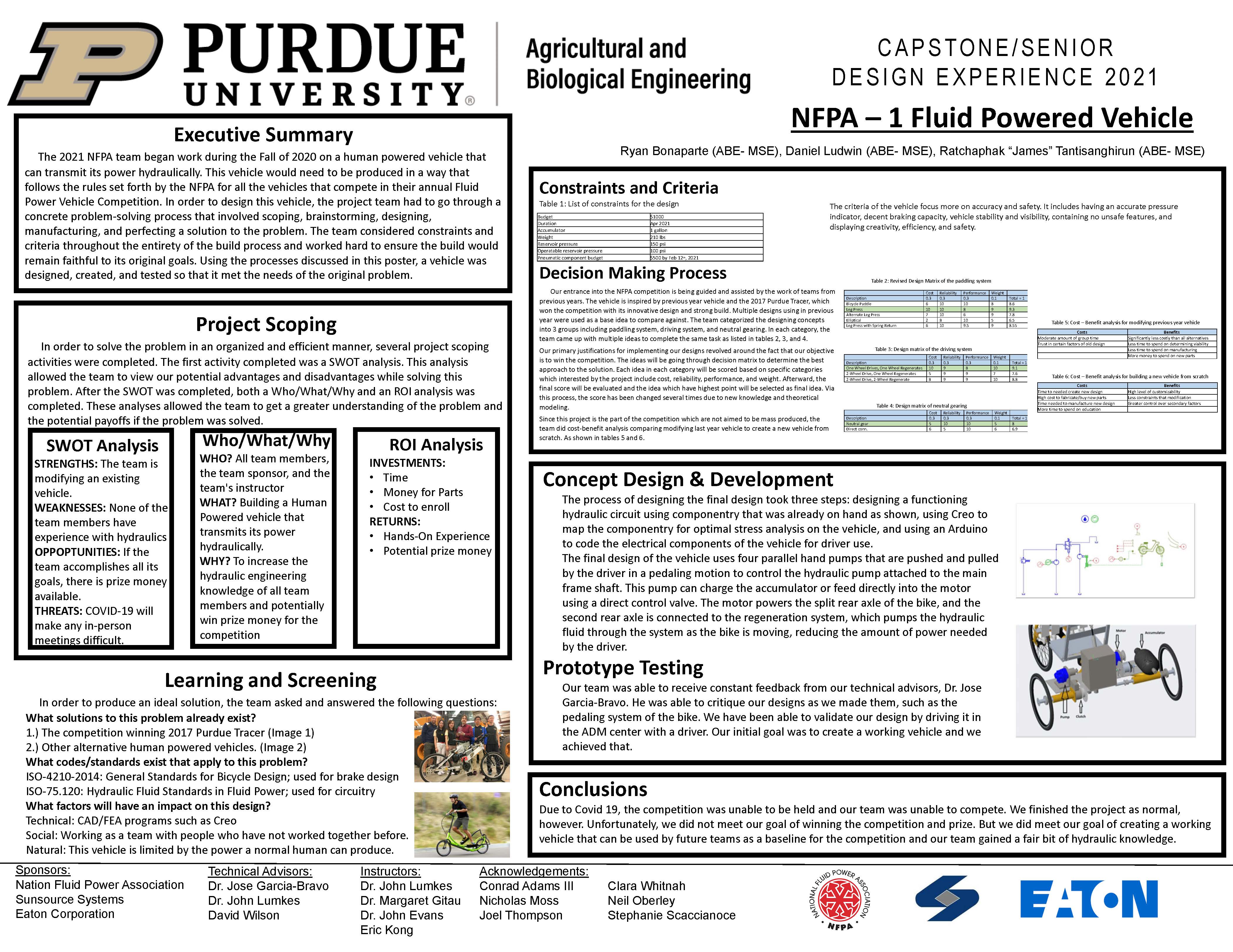 Engineering Projects: Athletics — Pilottown Engineering