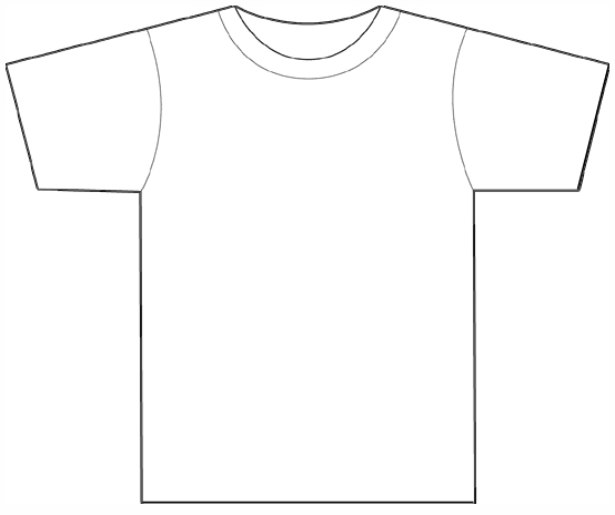 shirt design outline
