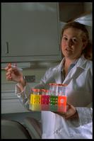 Prof. Jenna Rickus in her lab