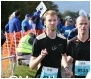 C.W. running in the Dublin Half Marathon