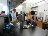 Lab demonstration of senior projects, May 2012