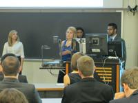 Team of seniors present their design project