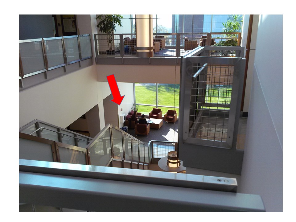 location of MJIS 2nd floor AED
