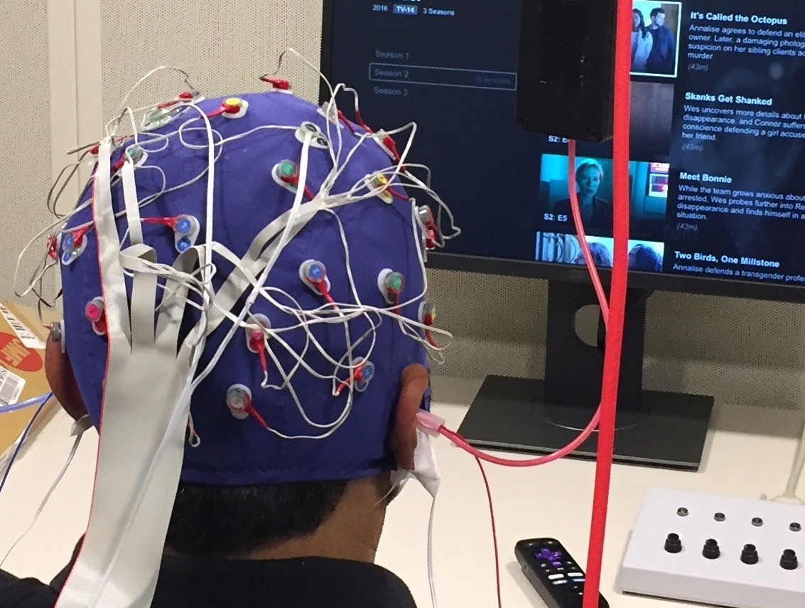 Neuroscience equipment being used