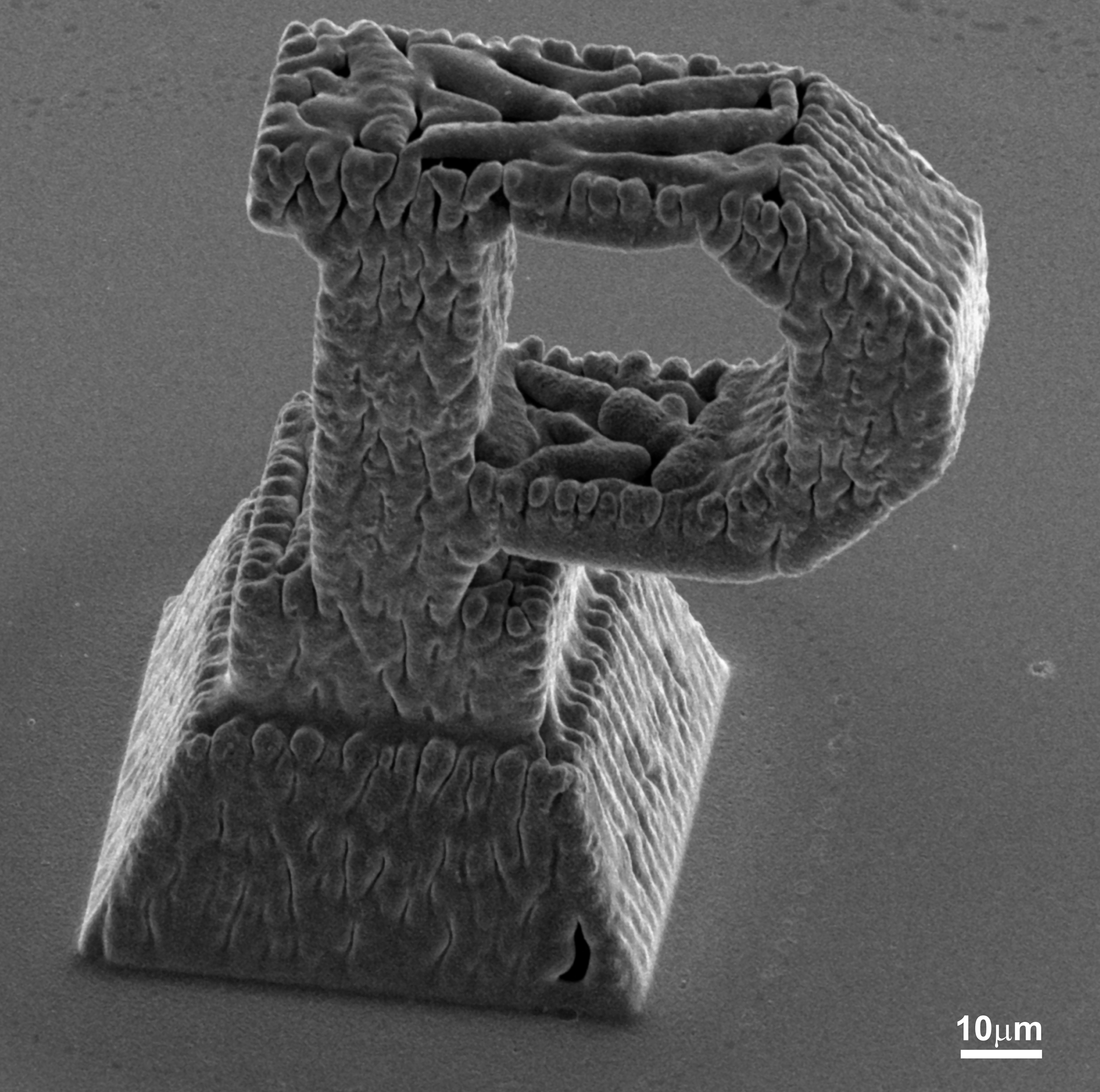 World's smallest 3D printed P