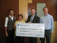 Elmer F. Ballotti Fellowship Check Presentation