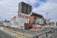 Earthquake damage to building