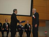 Prof. Sozen at the AIJ induction ceremony
