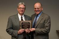 Engelhardt receiving his award