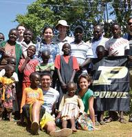 Over winter break, Brandon Boor, his EPICS students, and Danielle Wagner flew to Kenya to get a hands-on understanding of the way built-in stoves are used and to build partnerships with the Nandi community