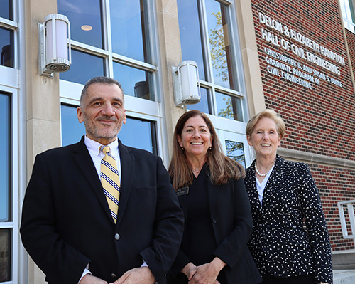 From left to right: Jalal A. Nafakh, Erin J. Flanigan, Nancy E. Uridil