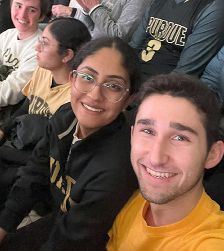 Carmen said after visiting Purdue, he knew it was the perfect fit for him as it had a healthy balance of academic excellence and a strong, supportive community.