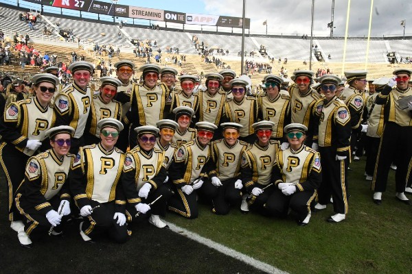 Jenna is a section leader on the Purdue All-American Marching Band.