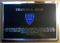 Plaque honoring Charles Ellis