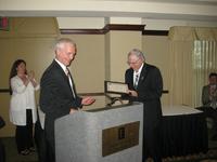 Vince Drnevich receiving his award