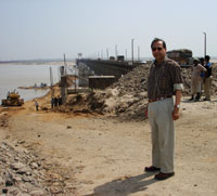 Olson Distinguished Professor Kumares C. Sinha in India