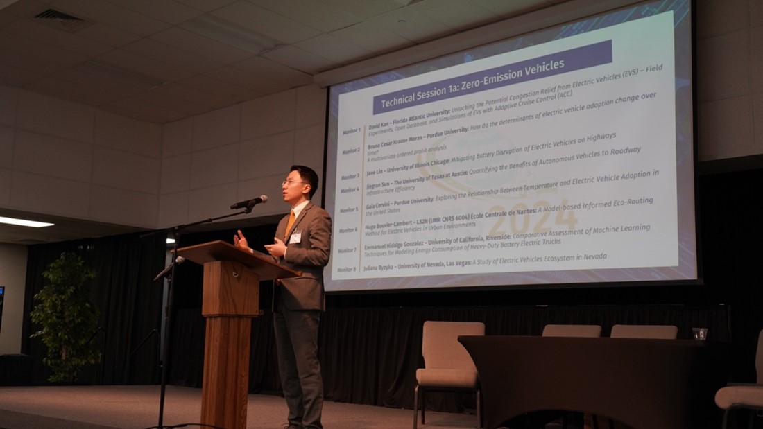 Prof. Wang introduced the conference program as the program chair.