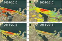 satellite data of Mosul Dam