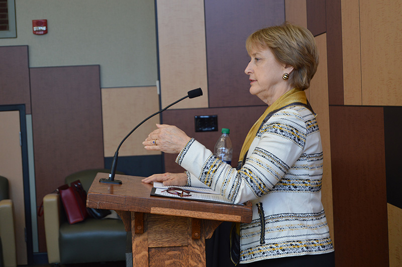 In October 2017, alumna Martha Rees returned to campus to speak with CE students and faculty about the impact civil engineering has on the quality of life around the world.