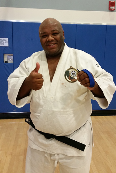 Darryl is a second degree black belt in judo and is also an instructor.