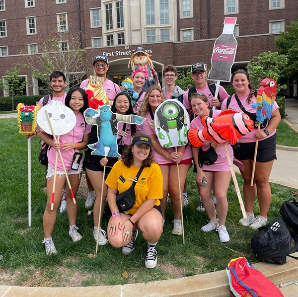 Mady has volunteered the past two summers for Boiler Gold Rush - Purdue's weeklong orientation event for incoming freshmen.