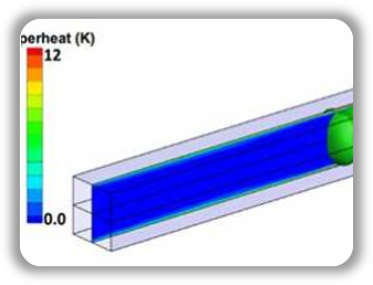A Saturated-Interface-Volume Phase Change Model for Simulating Flow Boiling project figure