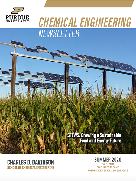 Chemical Engineering Newsletter Summer 2020 cover