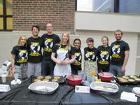 Group photo with Anna Wagner<br/>center (fourth from left)