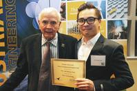 Photo of Dr. Leimkuhler and student Duy Anh Duong-Tran