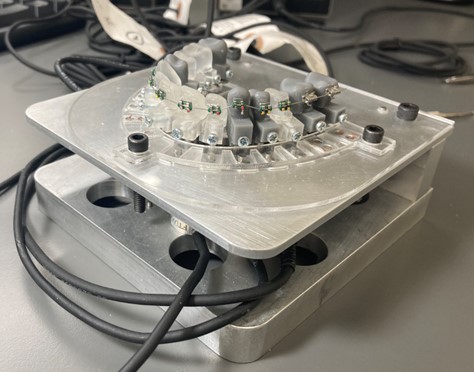 A machine dealing with teeth