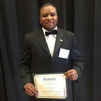 Graduate student Justus Ndukaife