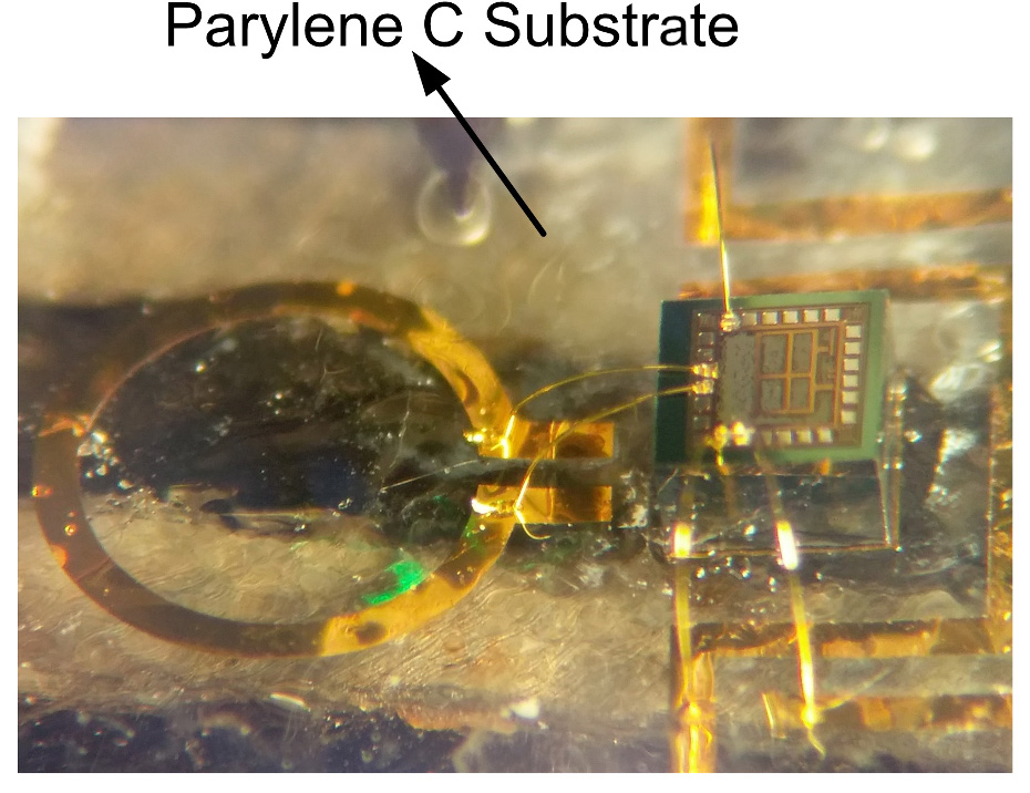 photo of transmitter chip