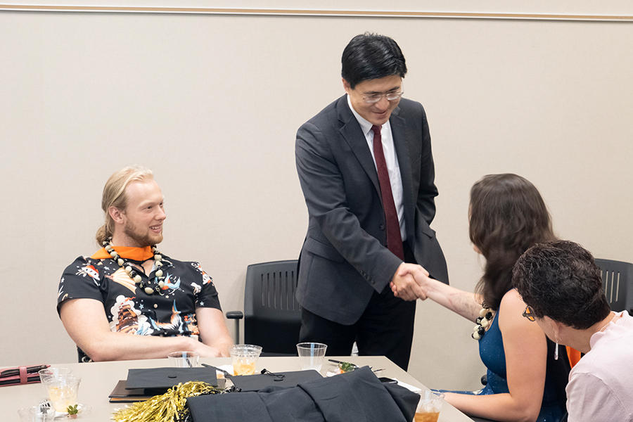 dean chiang with online engineering students