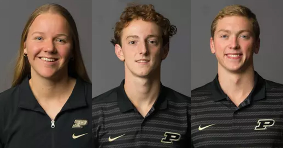 Three Purdue ECE student-athletes named winter academic all-Big Ten ...