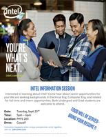  Intel information session flyer